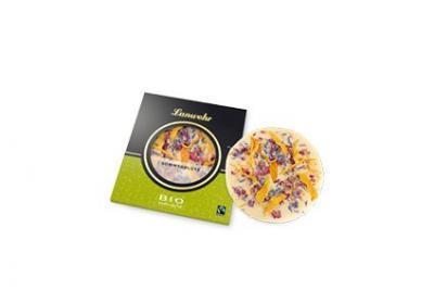 Čokoláda bílá zdobená, letní květy BIO 100g