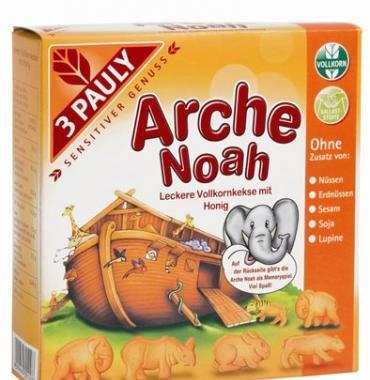 Sušenky celozrnné ARCHA s medem 125 g