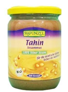 Tahini - 100%-ní sezamová pasta bez soli RAPUNZEL 500g-BIO